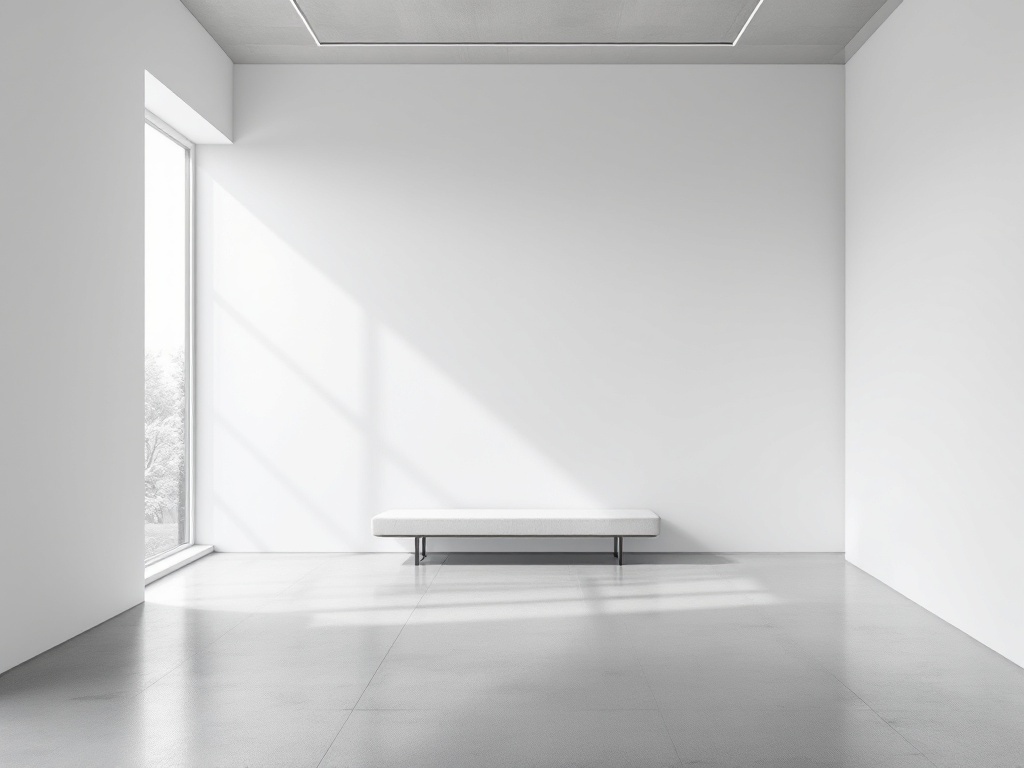Scenes — Gallery corner, north light, from a pack prompt